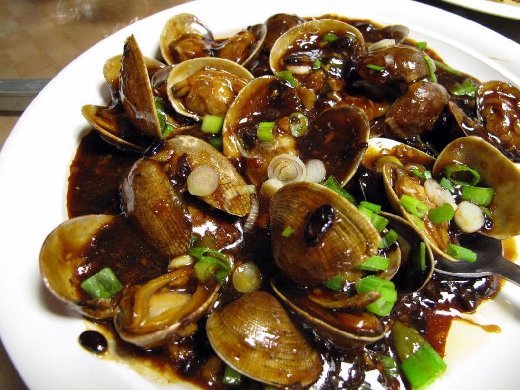 GS Black Bean Sauce Clams 豉汁炒蚬