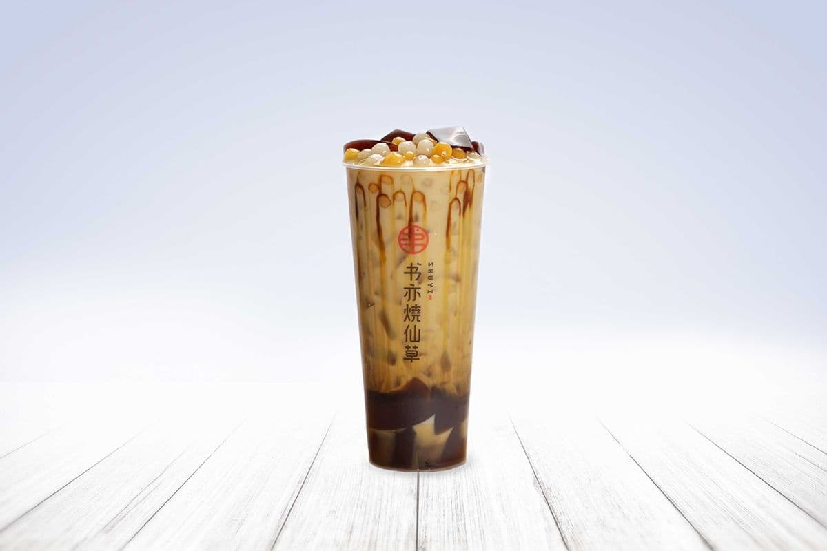 Taro Balls Meet Brown Sugar 黑糖小芋圆奶茶