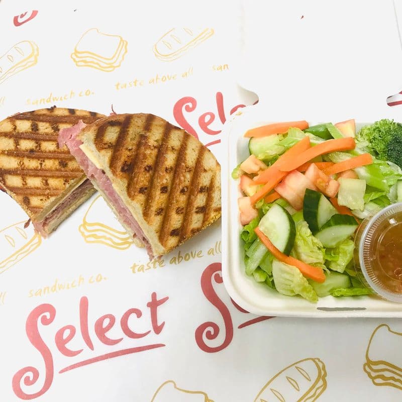 Reuben's Pastrami Sandwich, and Garden Salad