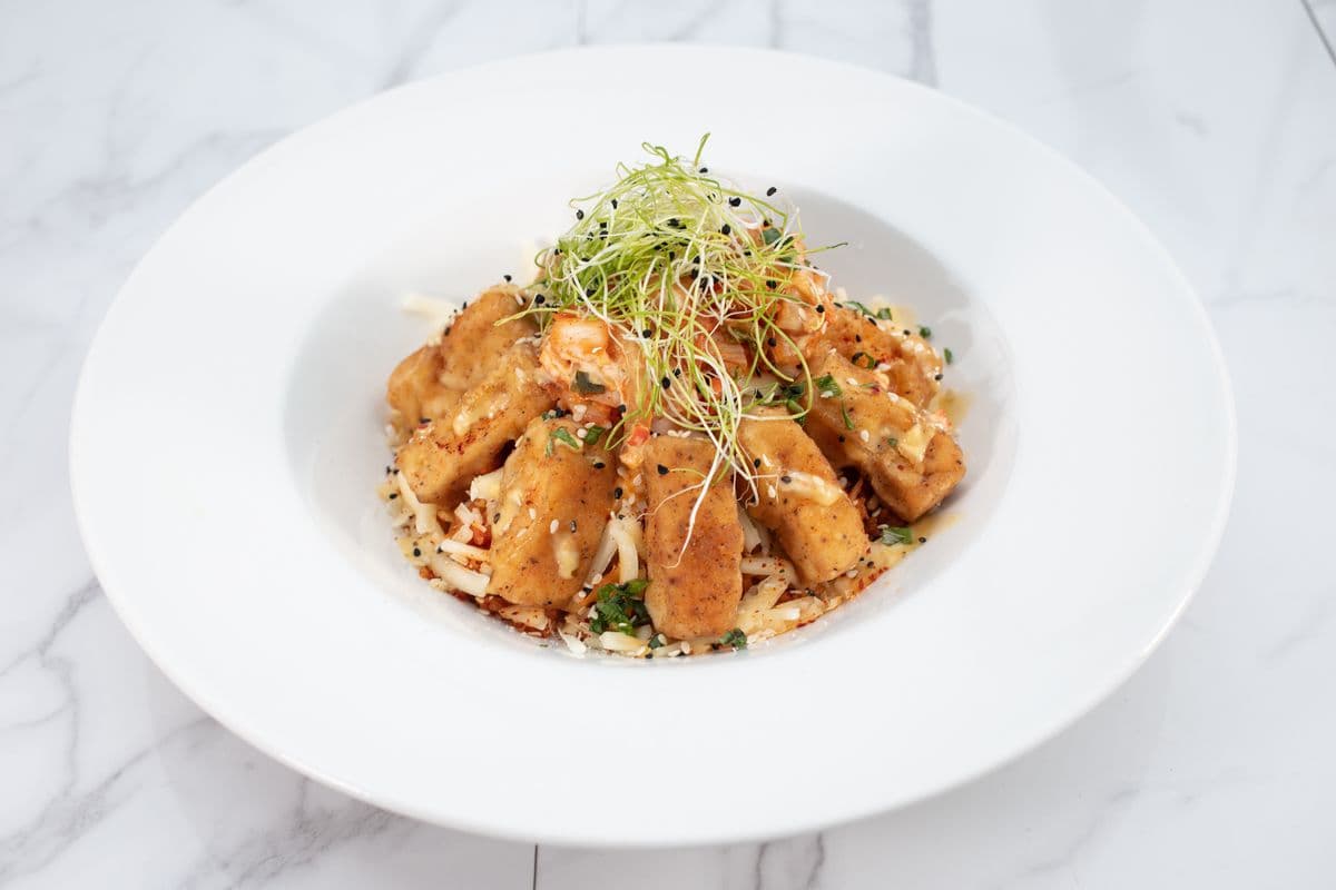 Crispy tofu melt