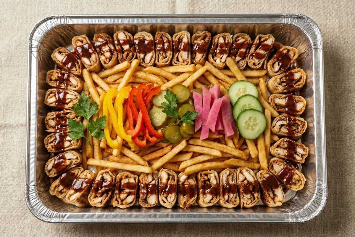 Mixed Shawarma Platter (Feeds 10)