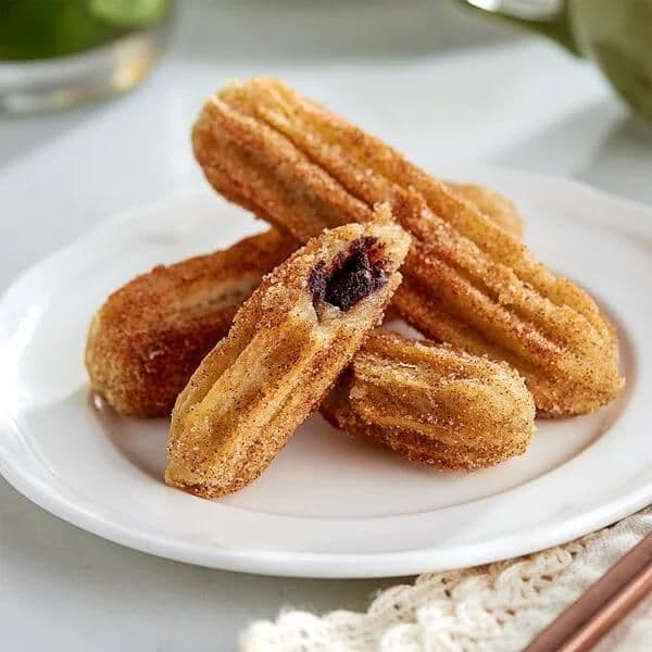 6 Pcs Chocolate Filled Churro Sticks