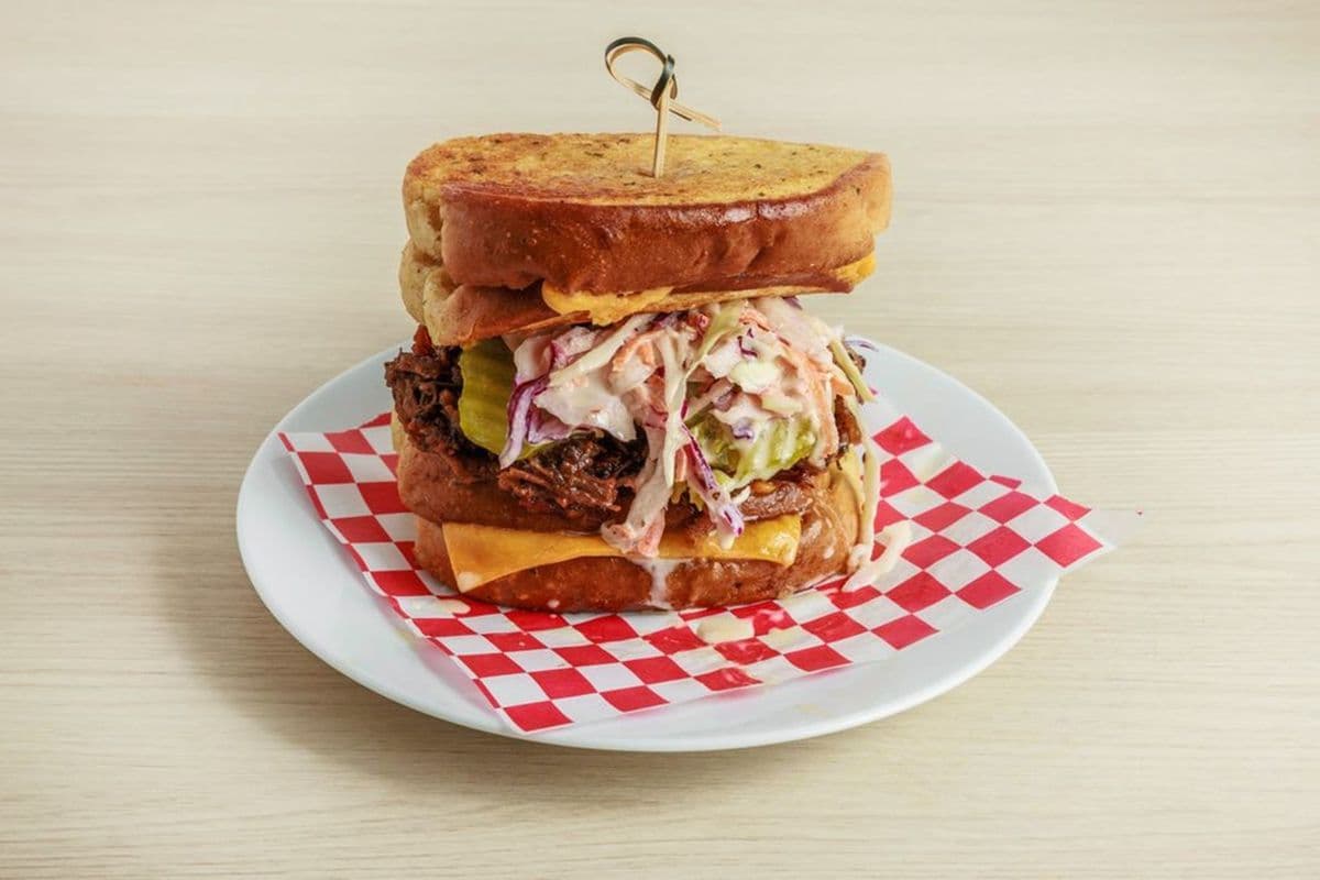 Deluxe BBQ Beef Brisket Sando