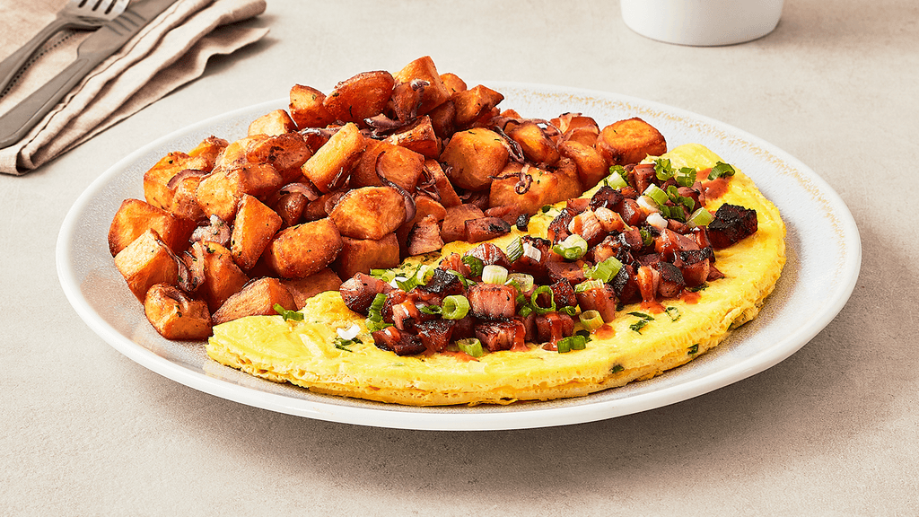 Pork Belly Omelette / Omelette au porc