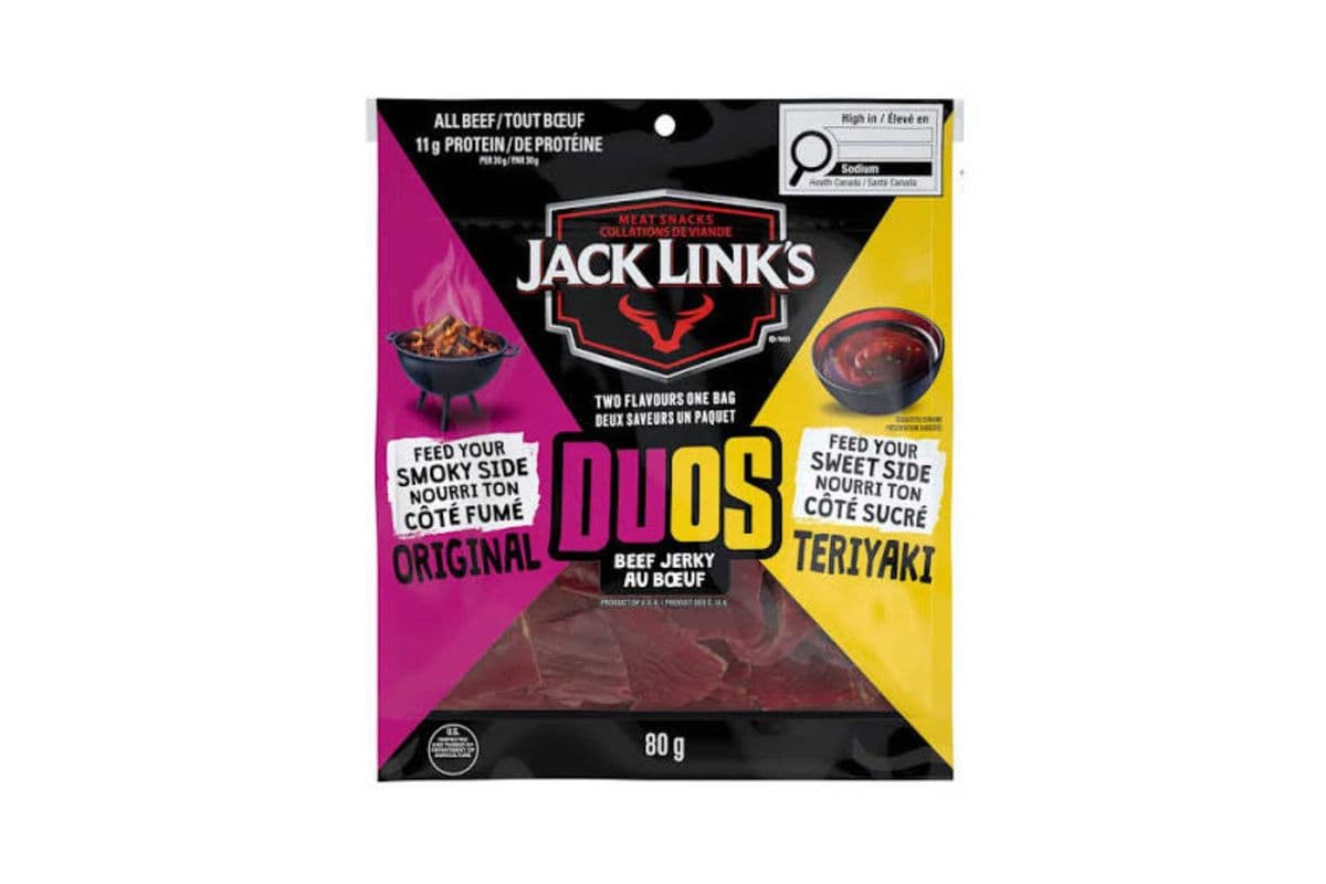 Jack Link's Original And Teriyaki Beef Jerky Duos (80 G)