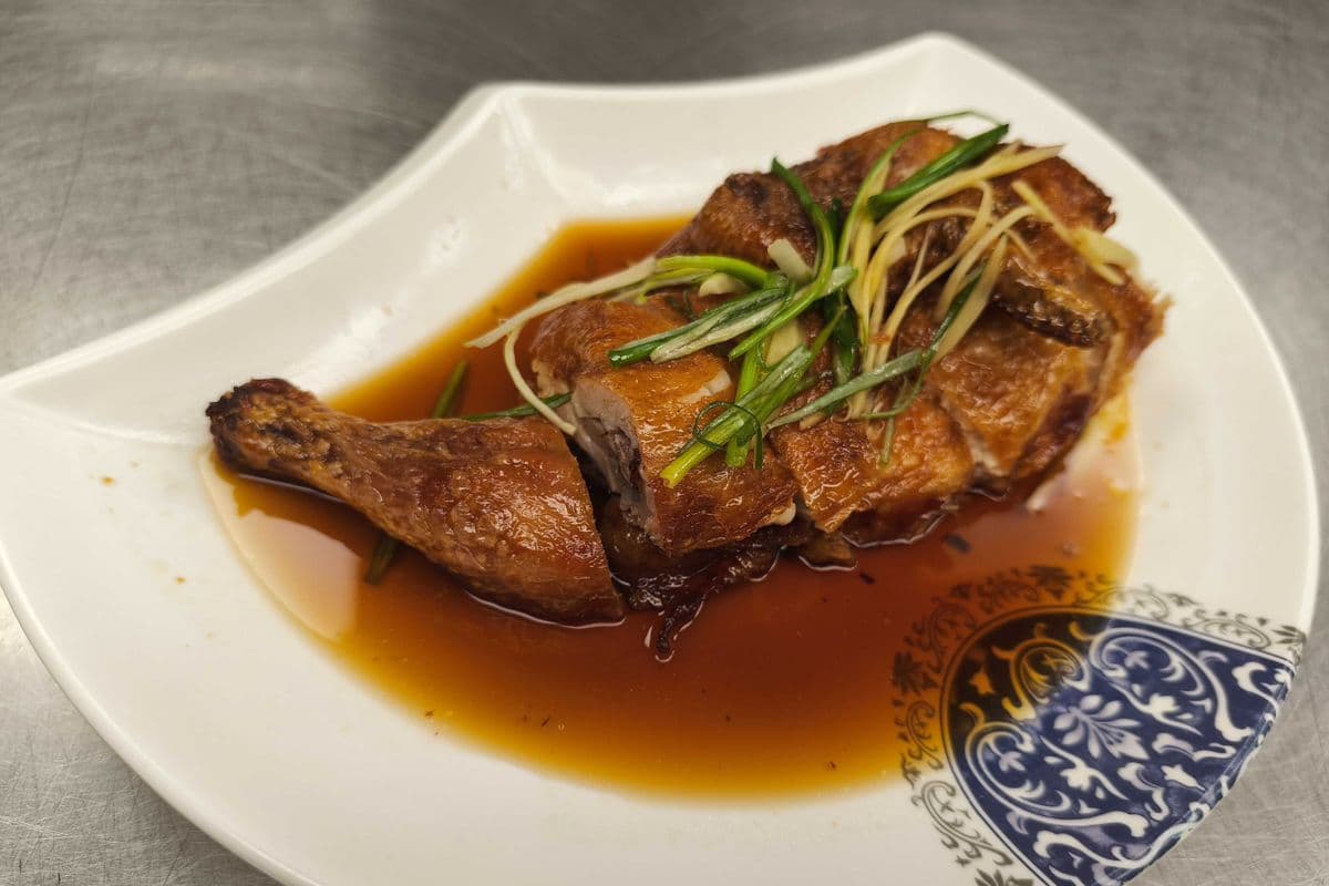 28. Crispy Chicken with Ginger and Green Onions