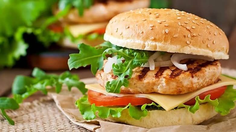 Cheddar melt Chicken Cheeseburger