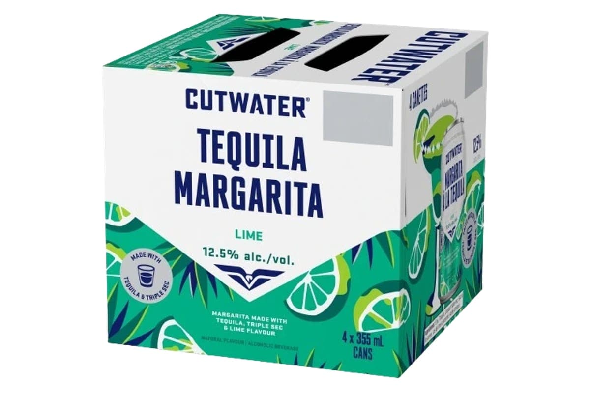 Cutwater Tequila Margarita 355ml 4pk Can