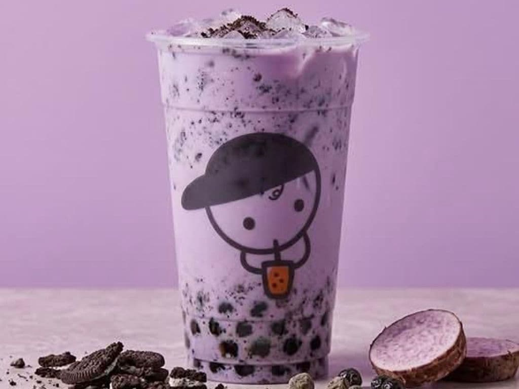 Milky Taro Slush (芋頭牛奶冰砂)