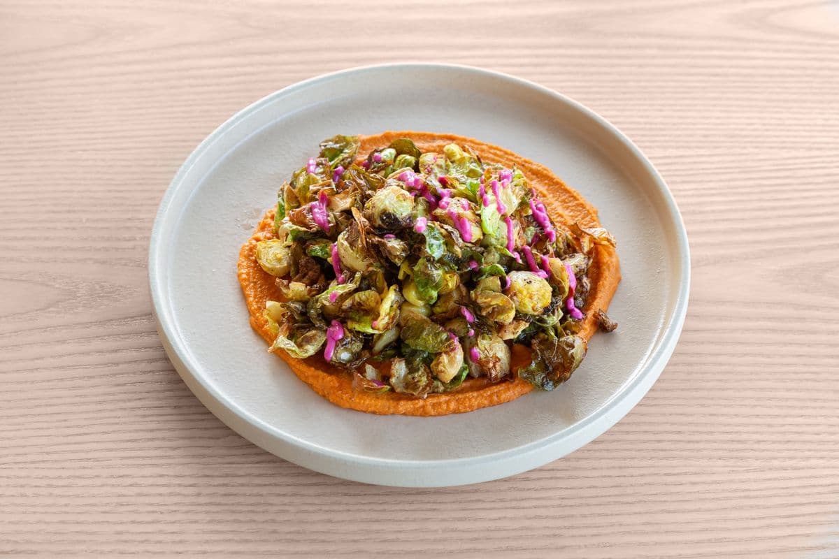 Roasted Brussels Sprouts, Char Masala