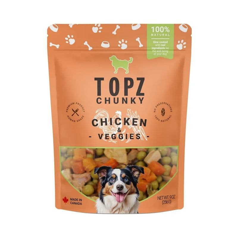 Topz Chunky Chicken & Veggies 256g