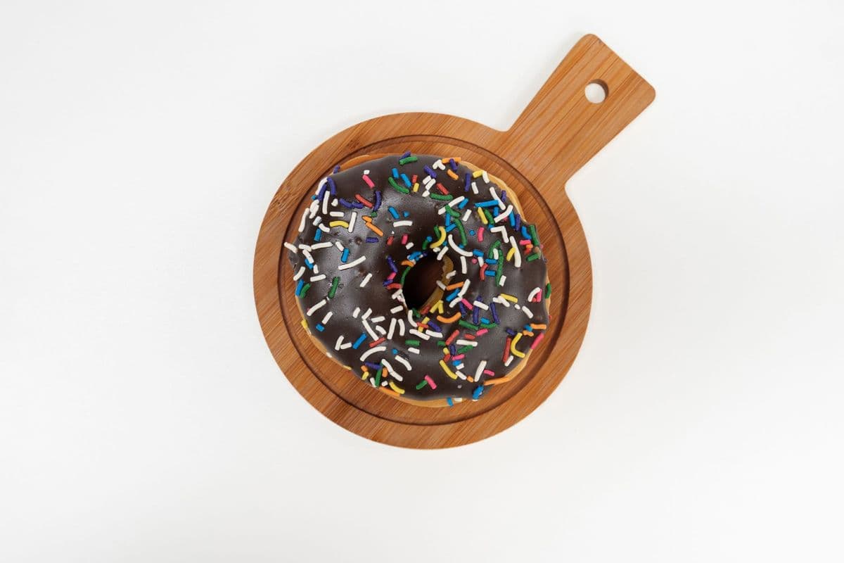 Chocolate Sprinkle Donut (386 Cal)