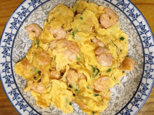 188. Egg Foo Young with Shrimp