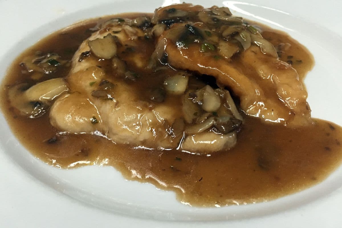 Sweet Chicken or Veal Marsala