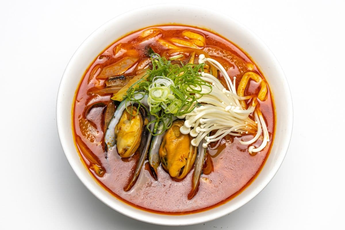 Spicy Seafood Udon