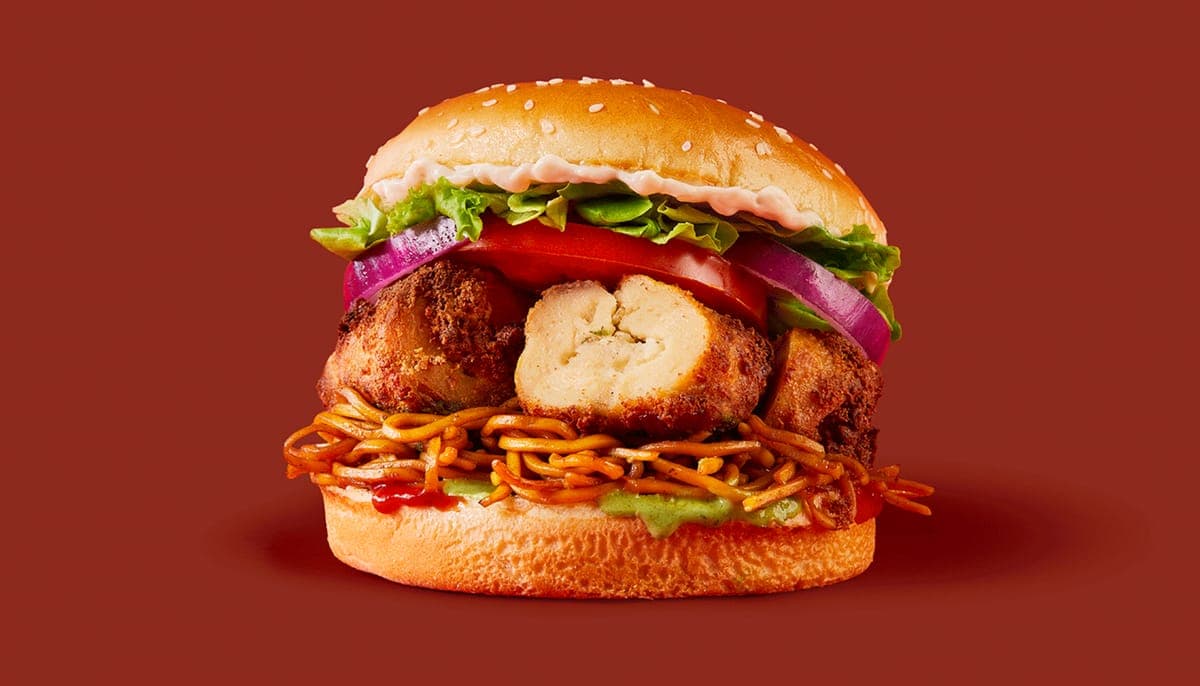 Soya Burger Plus Noodles