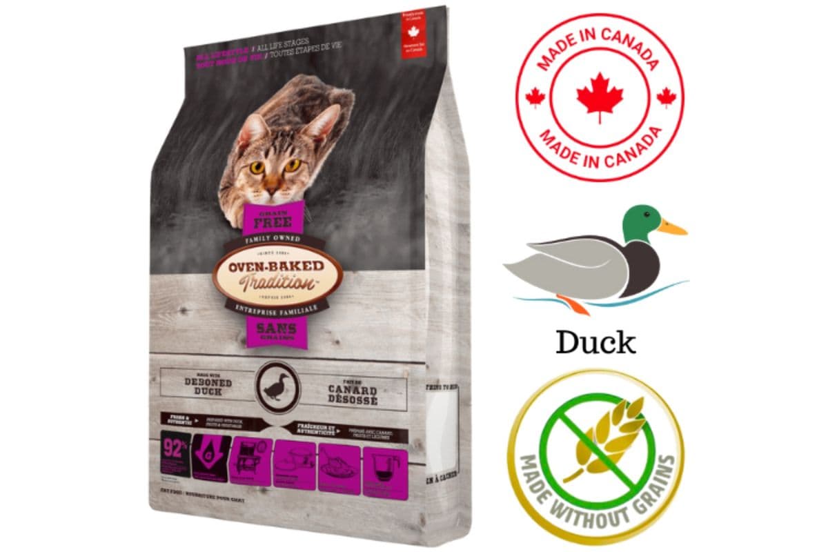 Oven-Baked Tradition - Grain Free Duck Dry Cat Food (10 lbs)