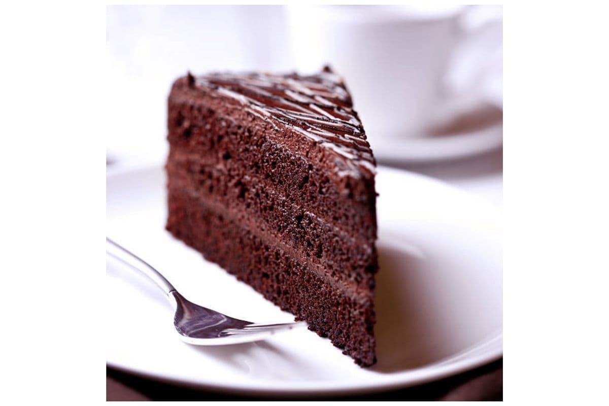 Decadent Chocolate Truffle Cake Slice