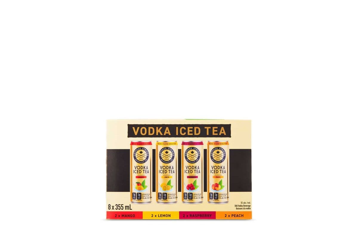 Cottage Springs Vodka Iced Tea Mixed 8x355ml (1 x 355ml)