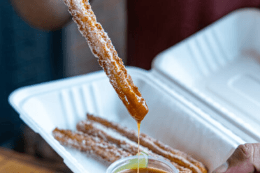 Churros with Salted Caramel