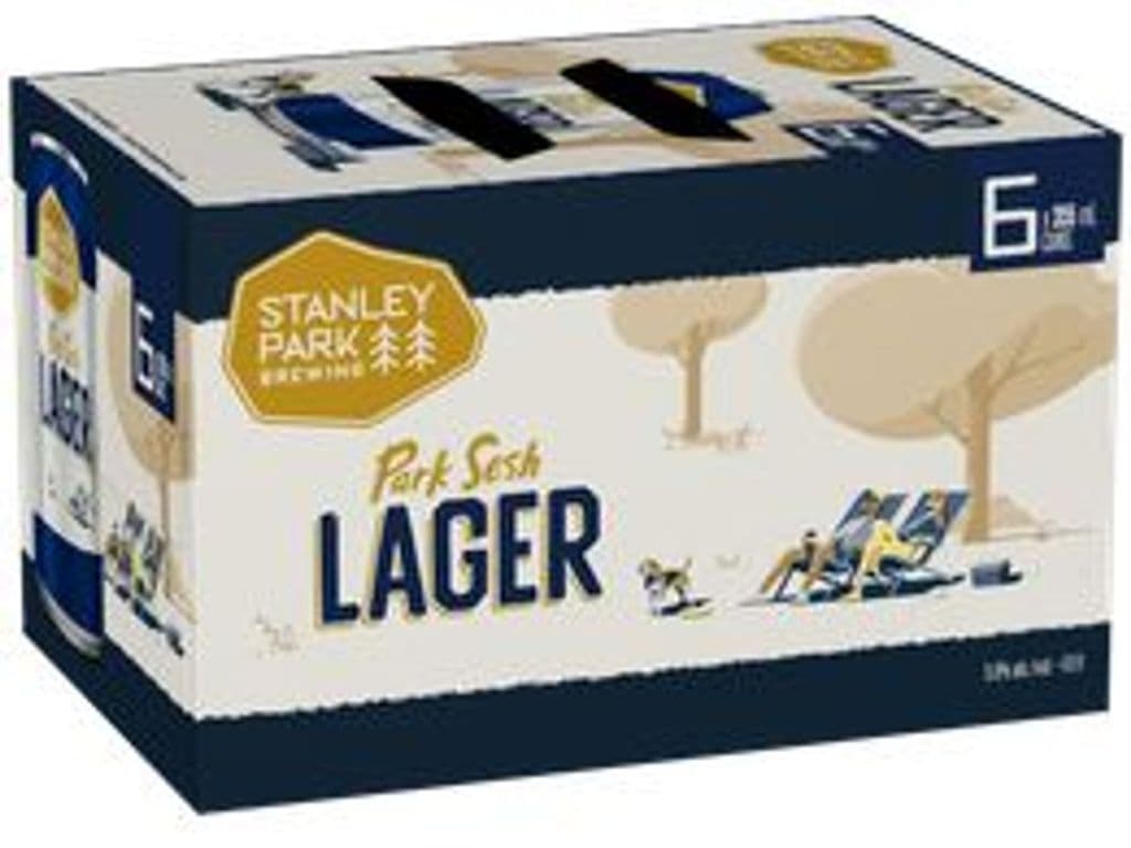 Stanley Park Brewing Sesh Lager Cans (355 ml x 6 ct)