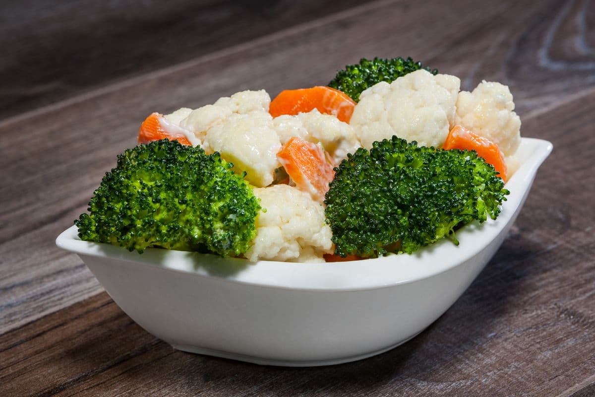 Salade brocoli chou-fleur