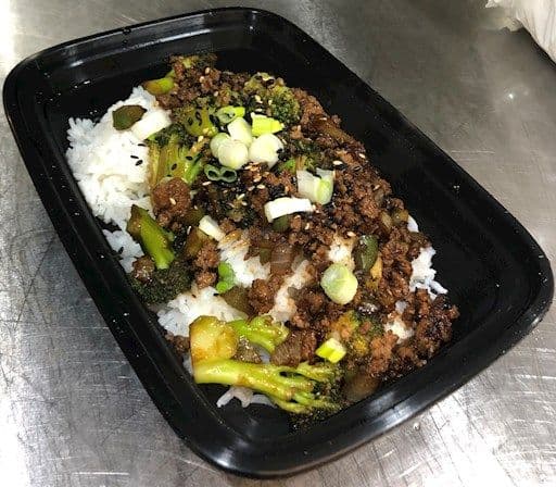 Sauté de boeuf asiatique sur riz