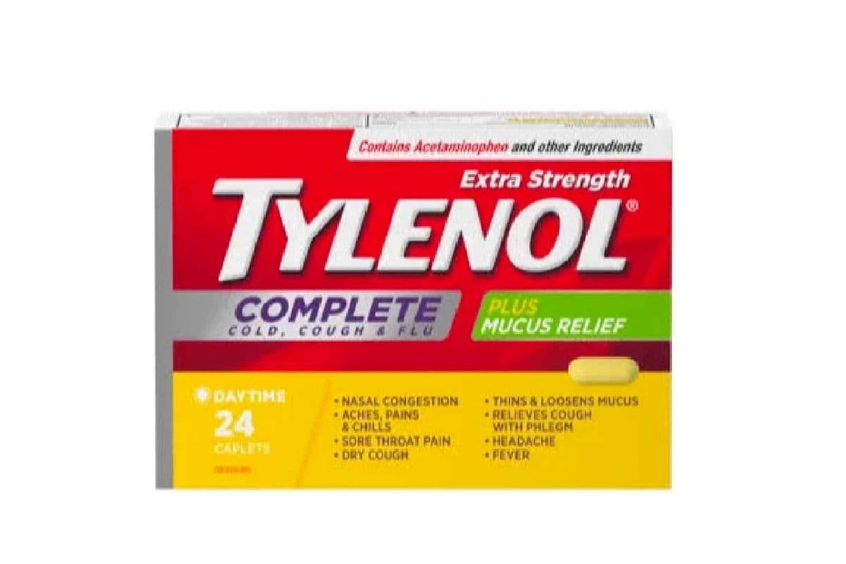 TYLENOL COUGH COLD AND FLU PLUS MUCUS RELIEF 24 PACK (24 TABLETS )