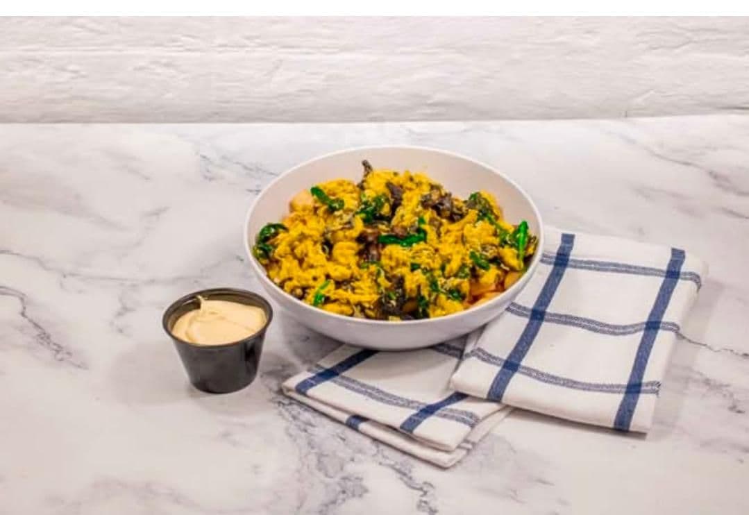 Spinach & Mushroom Breakfast Bowl