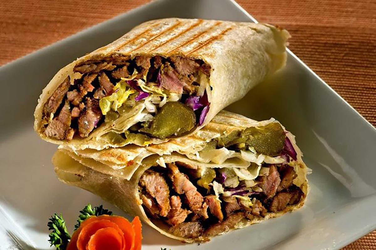 Lamb Shawarma Wrap - Saj
