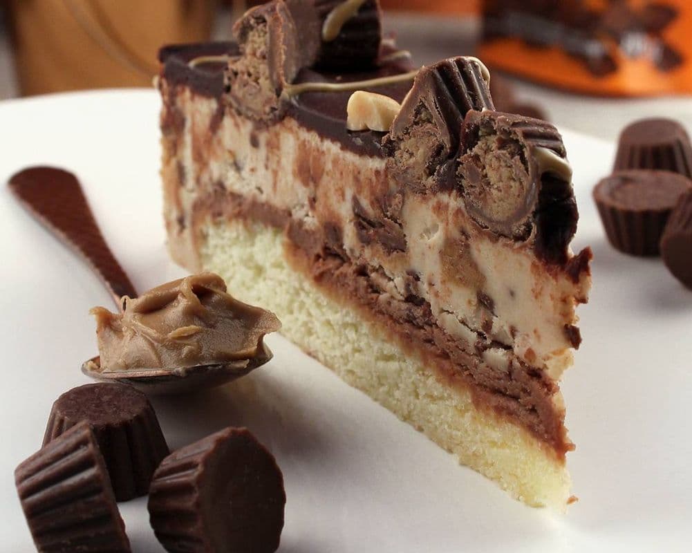 Reese Peanut Butter Blondie Cake