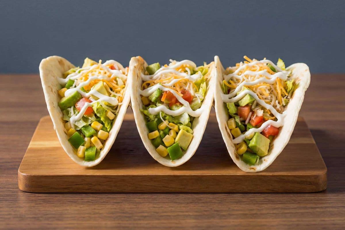 Vegetarian Tacos (3 pcs)