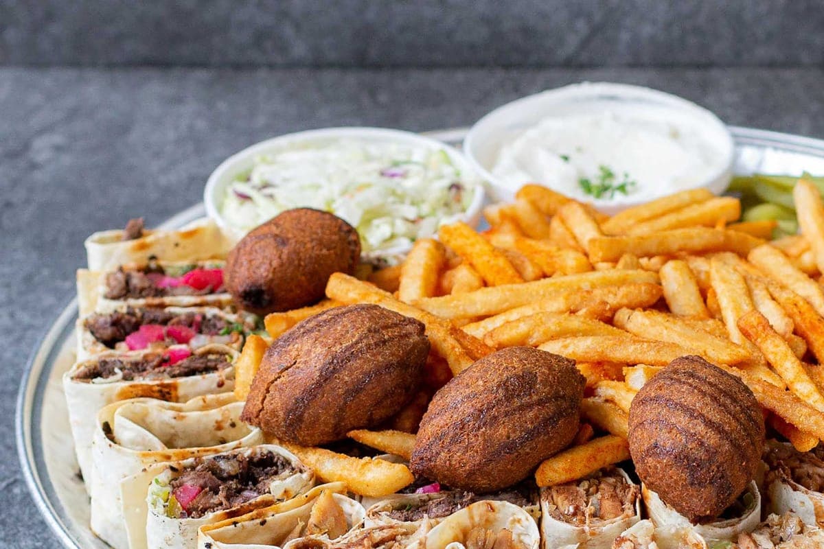 Family Lamb Shawarma Meal (Serves 4-5 people)