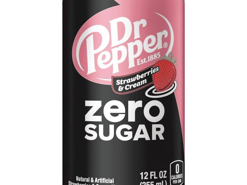 Dr Pepper Zero Sugar - Strawberries & Cream Zero