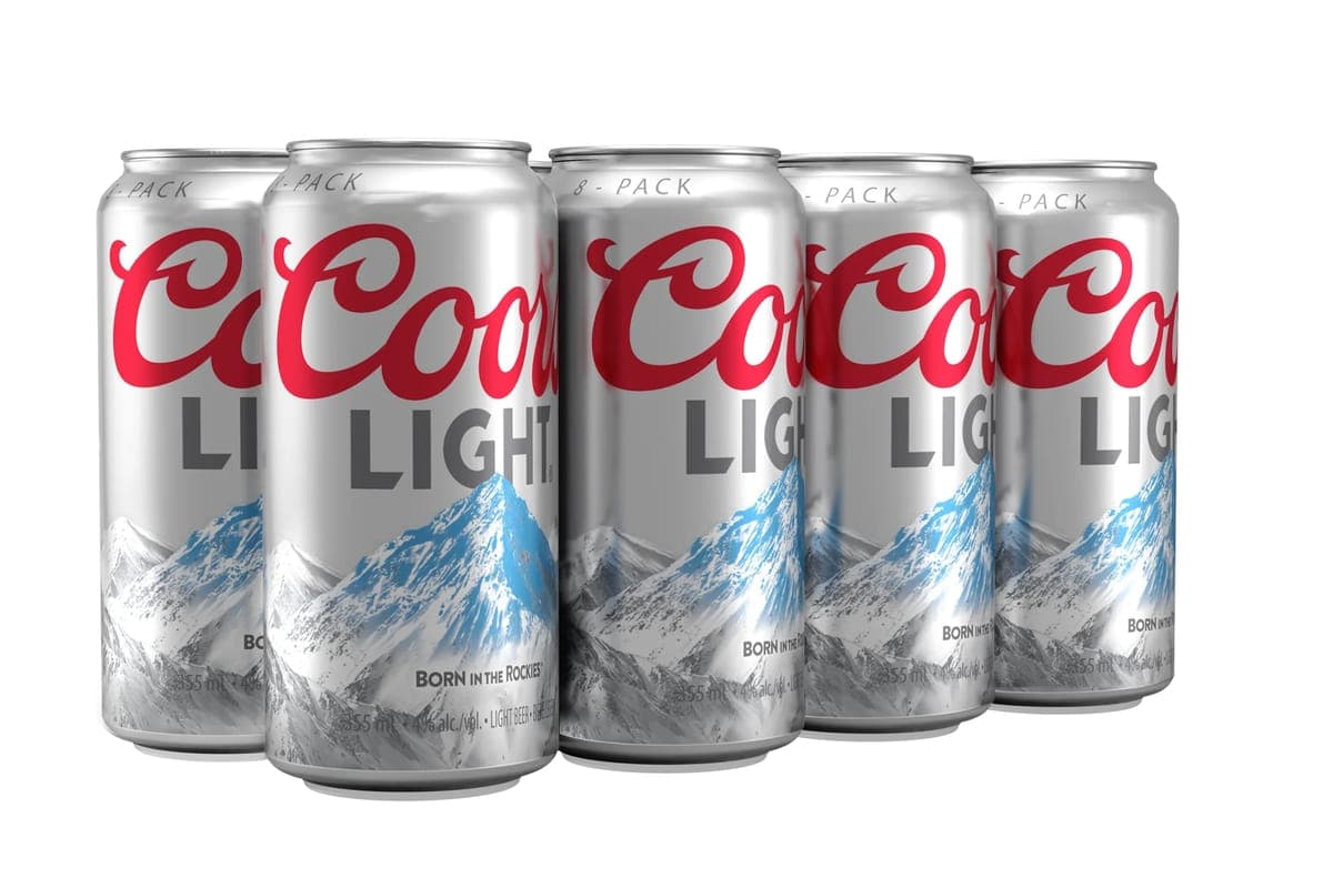 Coors Light 355ml 8pk Can