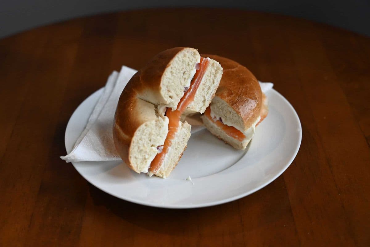Bagel with Smoked Salmon