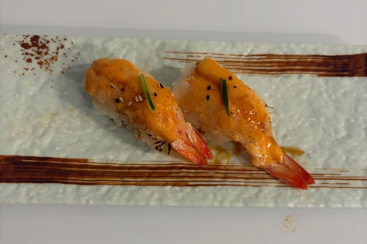 Torched shrimp sushi(2pcs)