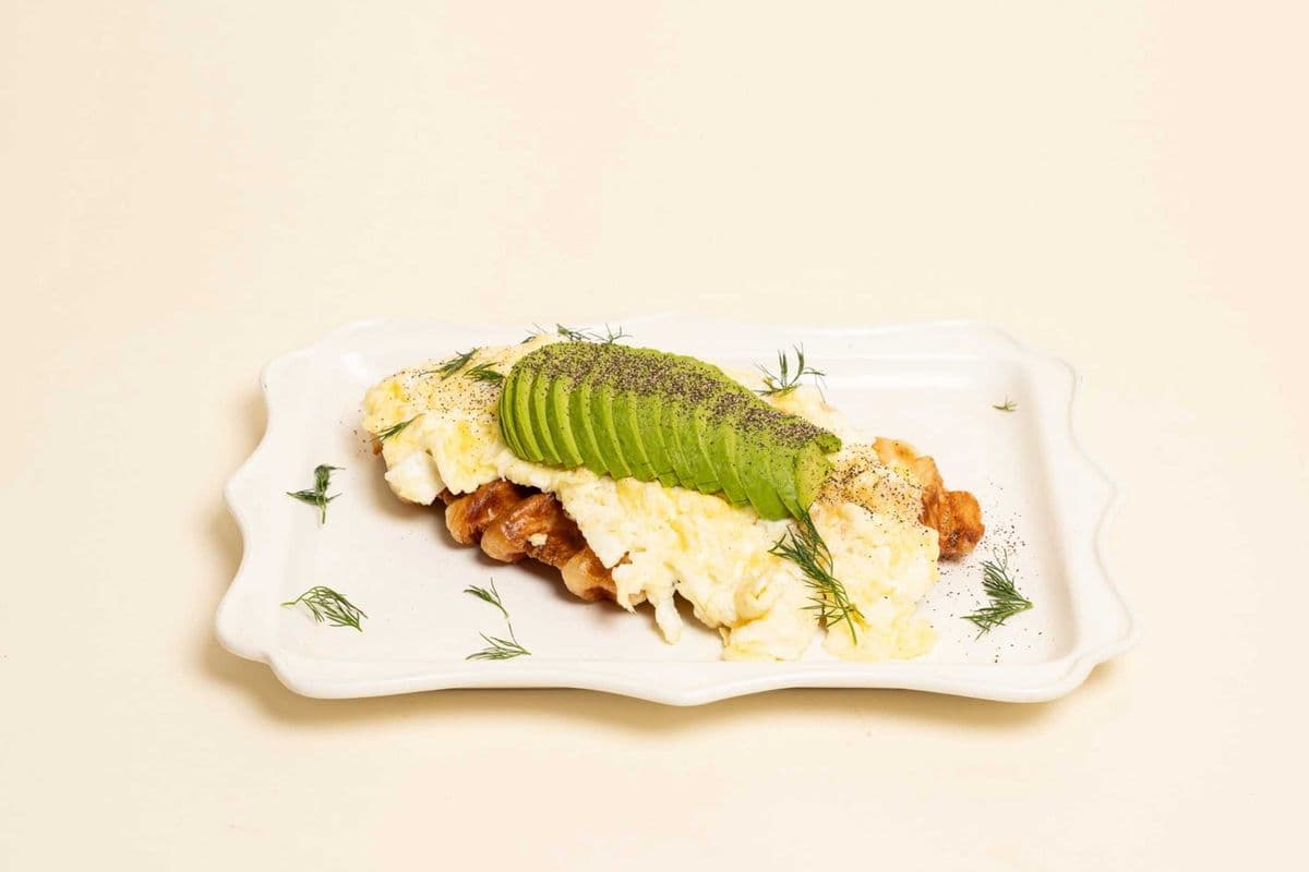 Avo and Egg Croffle