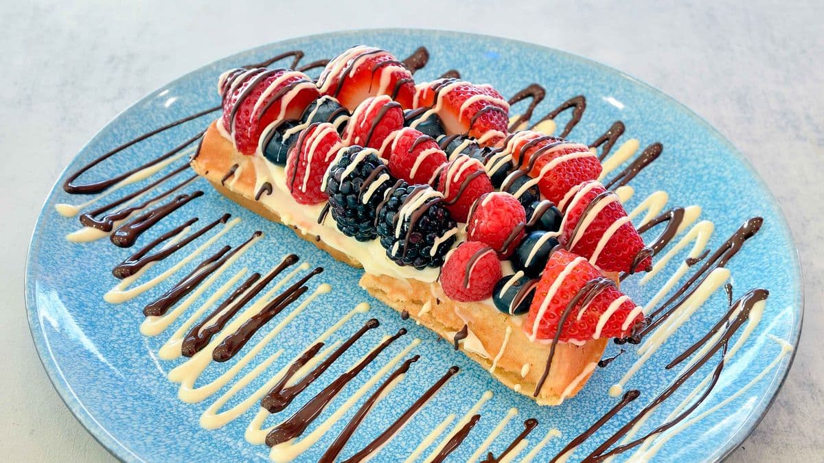 Mixed Berries Waffle