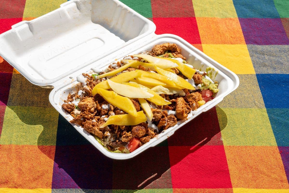 Mango Chicken Burrito Bowl