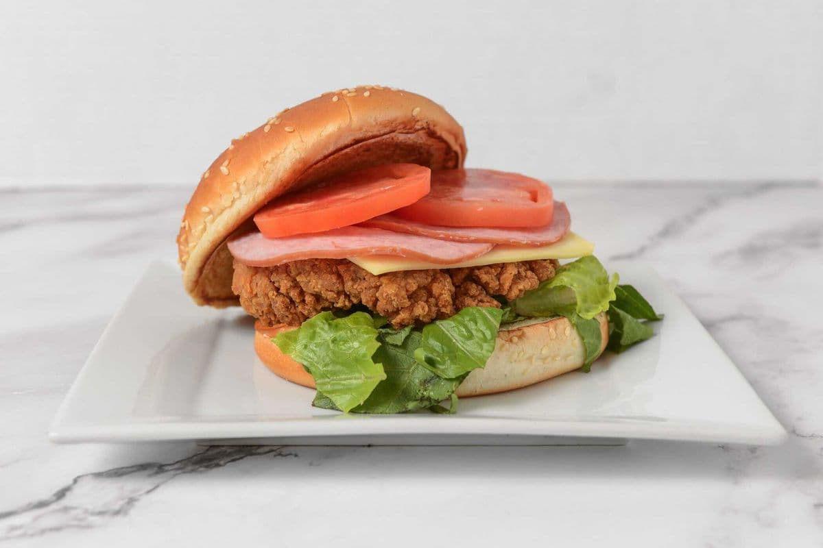 7. Cordon Bleu Burger Combo