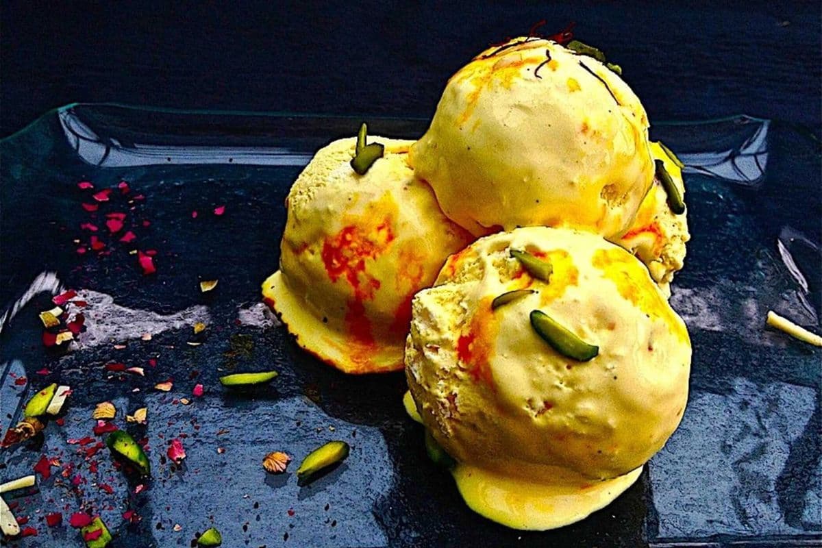 Glace au safran / Saffron Ice Cream
