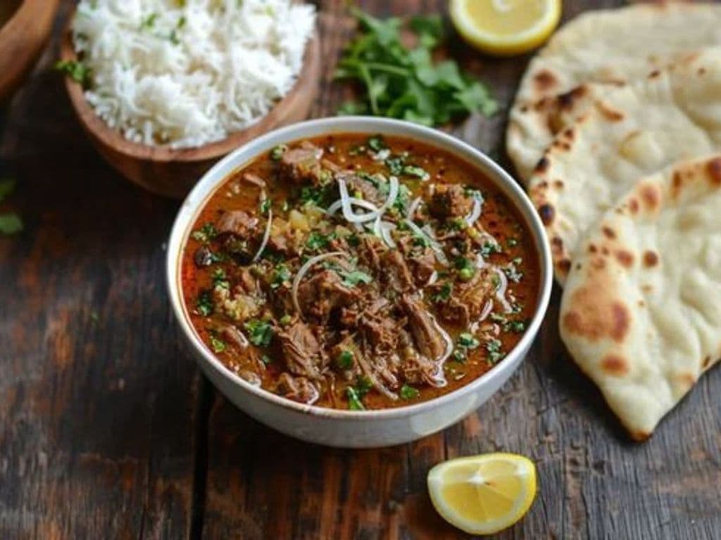 Nihari( Served with Naan Or Rice)