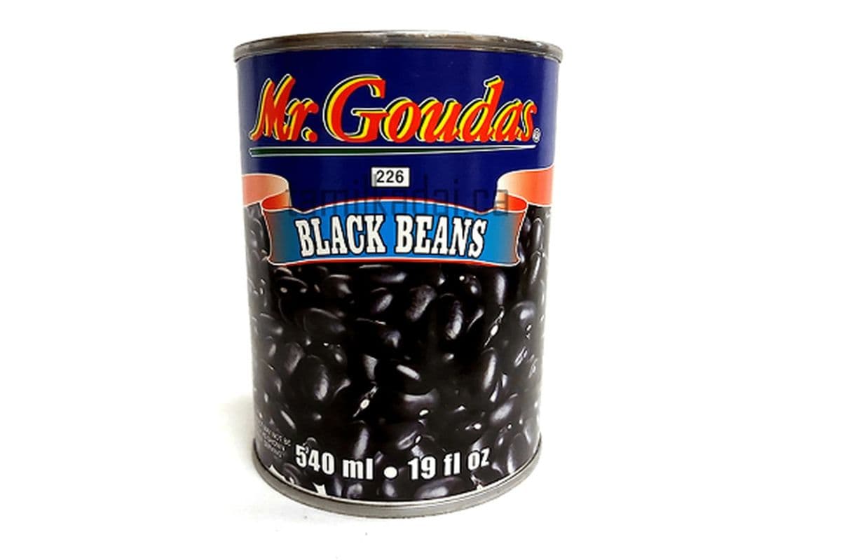 Mr Goudas Black Beans (540 ml)