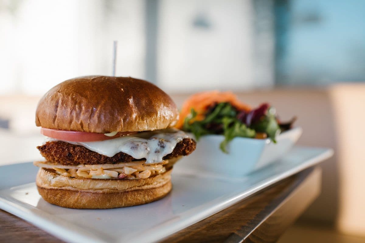 Crispy Honey Ranch Chicken Burger
