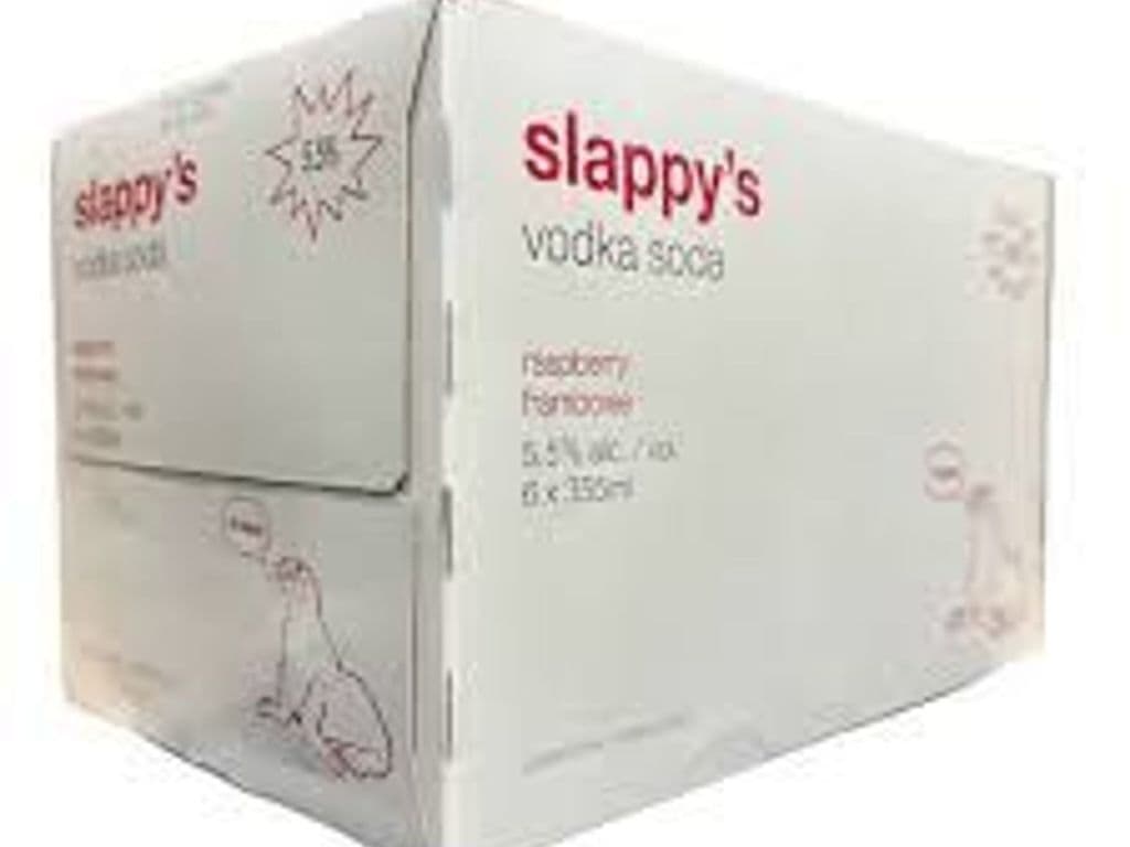 Slappy's Raspberry Vodka Soda Cans (355 ml x 6 ct)