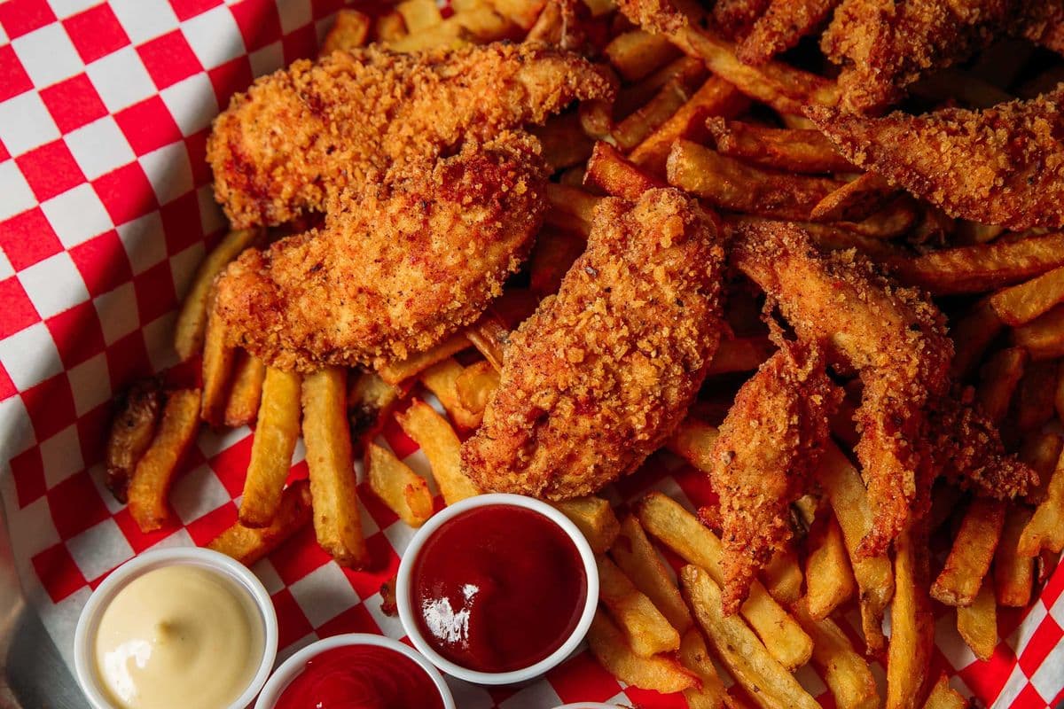 Ozzy's Fried Chicken Tenders and Fries