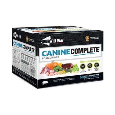 Iron Will Raw Pork Canine Complete Dinner