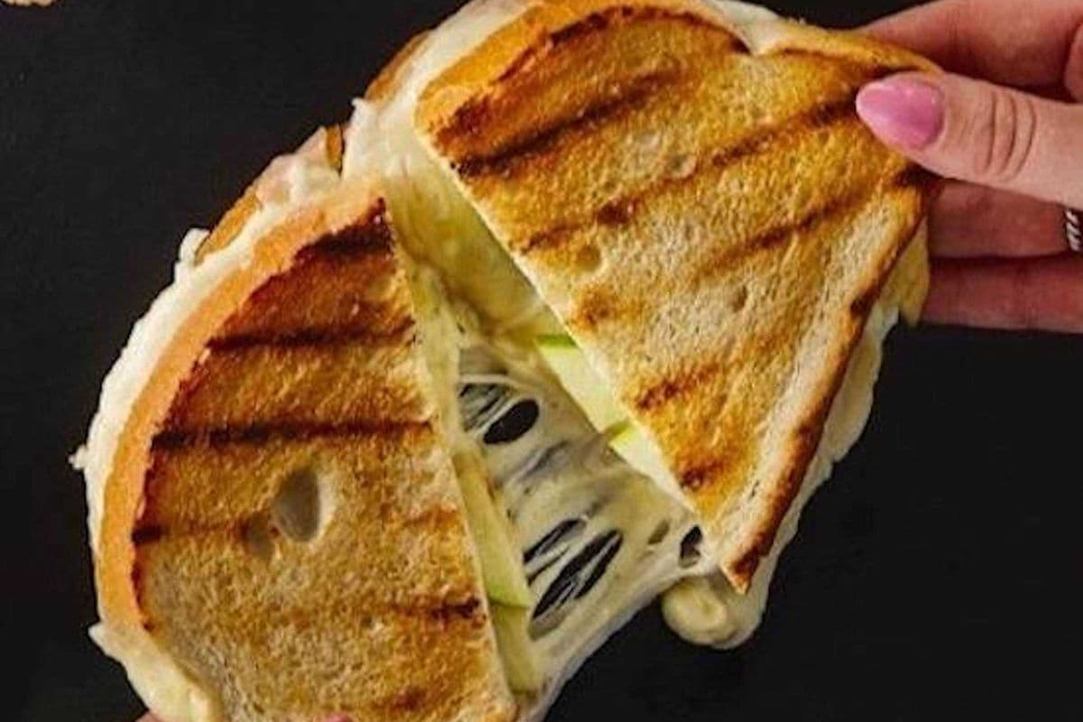 Three Cheese Grilled Cheese