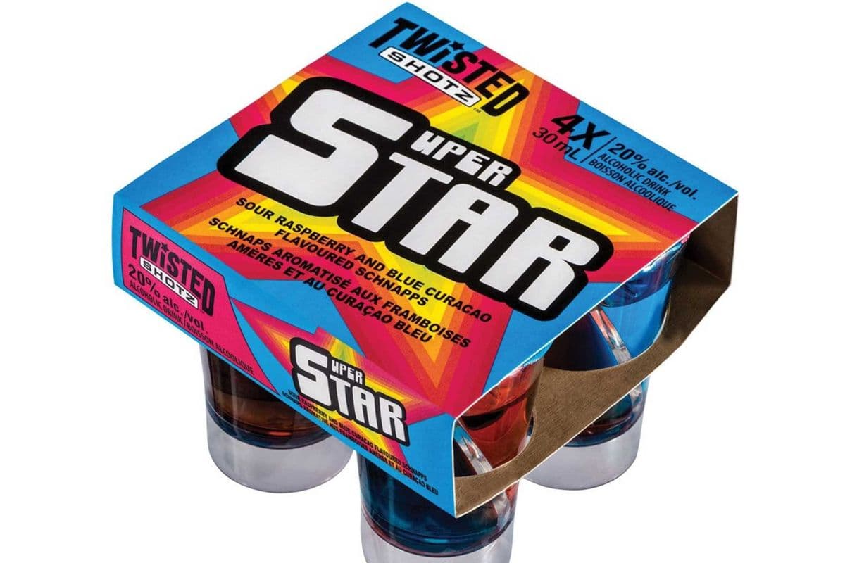 Twisted Shotz Super Star (4 x 30 ml Shots)